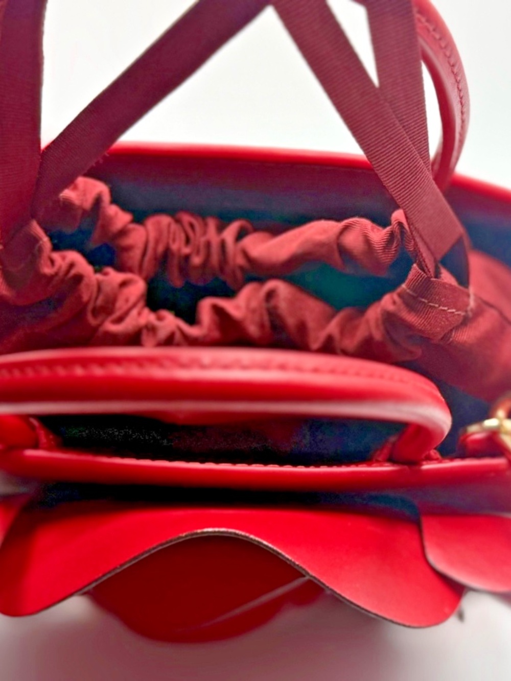 Kate Spade Flora 3D Rose Crossbody Bag Red Alice in Wonderland Holiday RARE - Picture 3 of 10